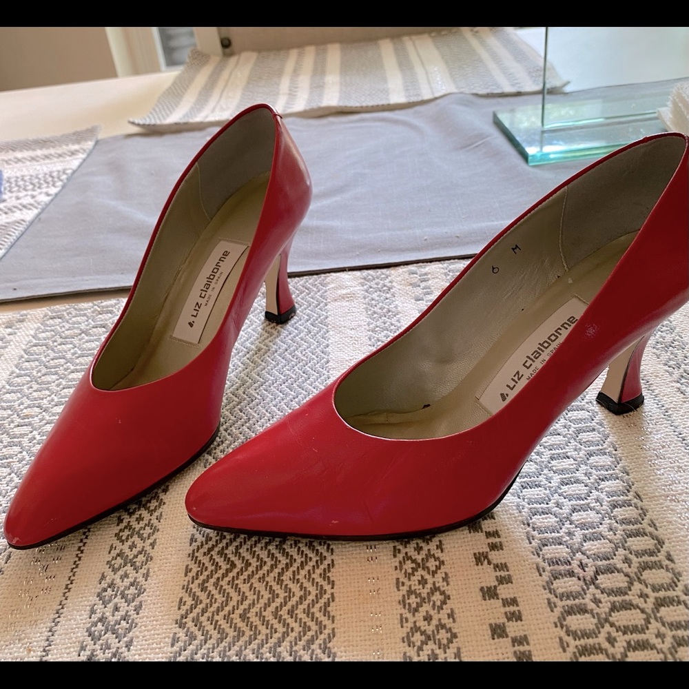 Liz Claiborne red heels